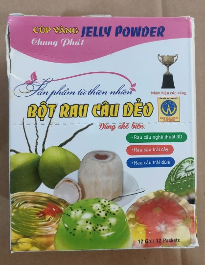 Bột Rau Câu Dẻo Chung Phát ( 12  gói )